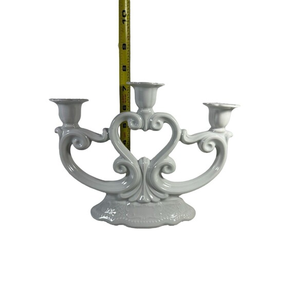 Vintage Seltmann Weiden Bavaria W. Germany Porcelain Candelabra - 7 1/4” Tall - Picture 4 of 11